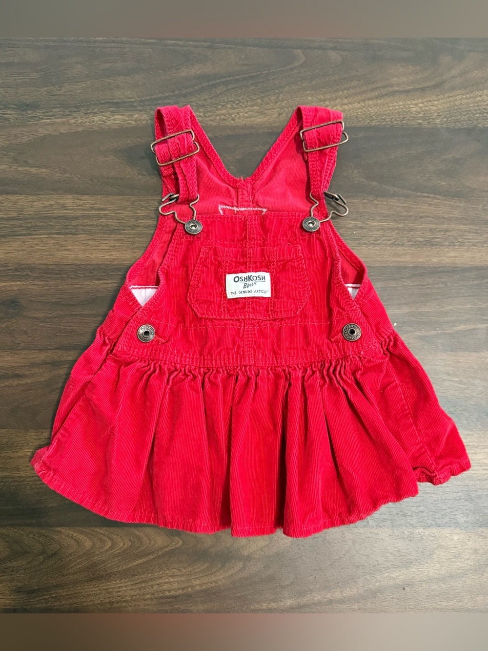 Baby girl Oshkosh overalls dress